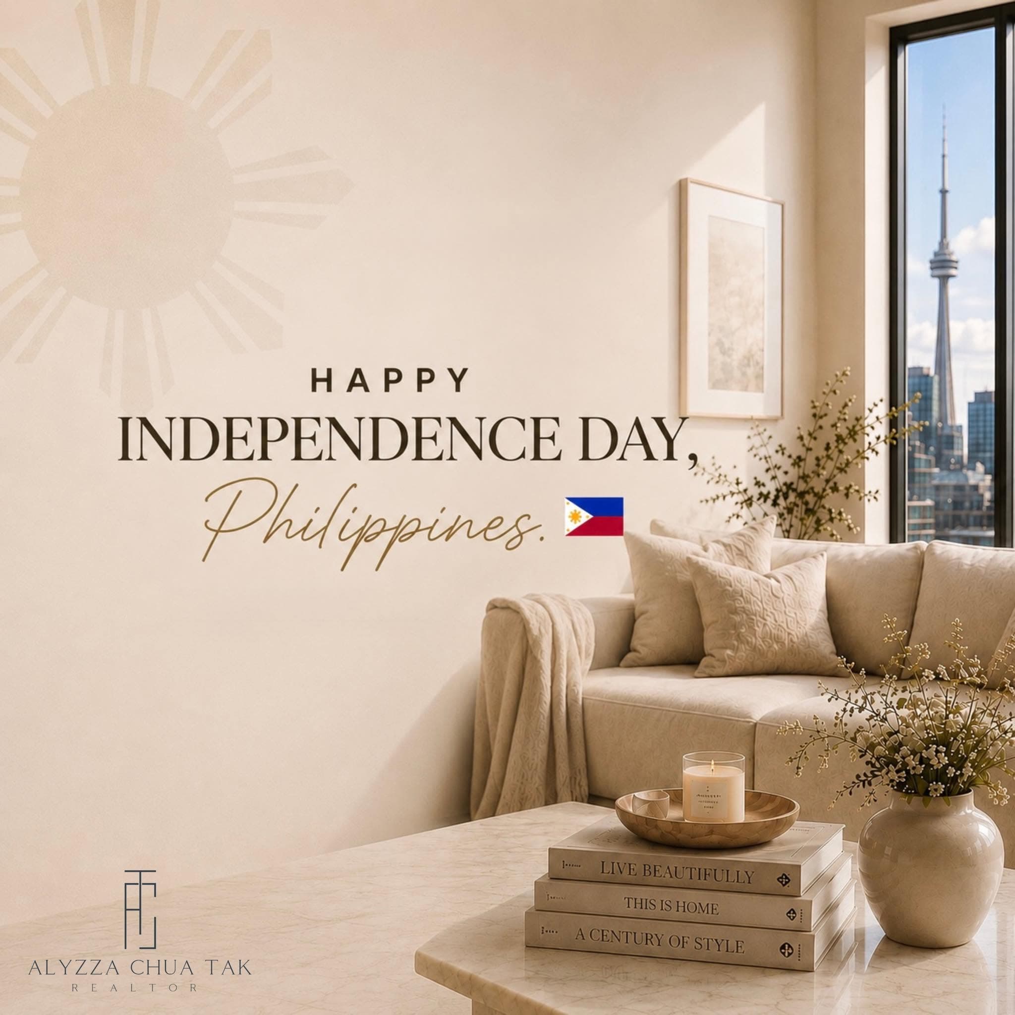 Alyzza Chua Tak — Happy Independence Day, Philippines! Celebrating Filipino roots and the meaning of home.